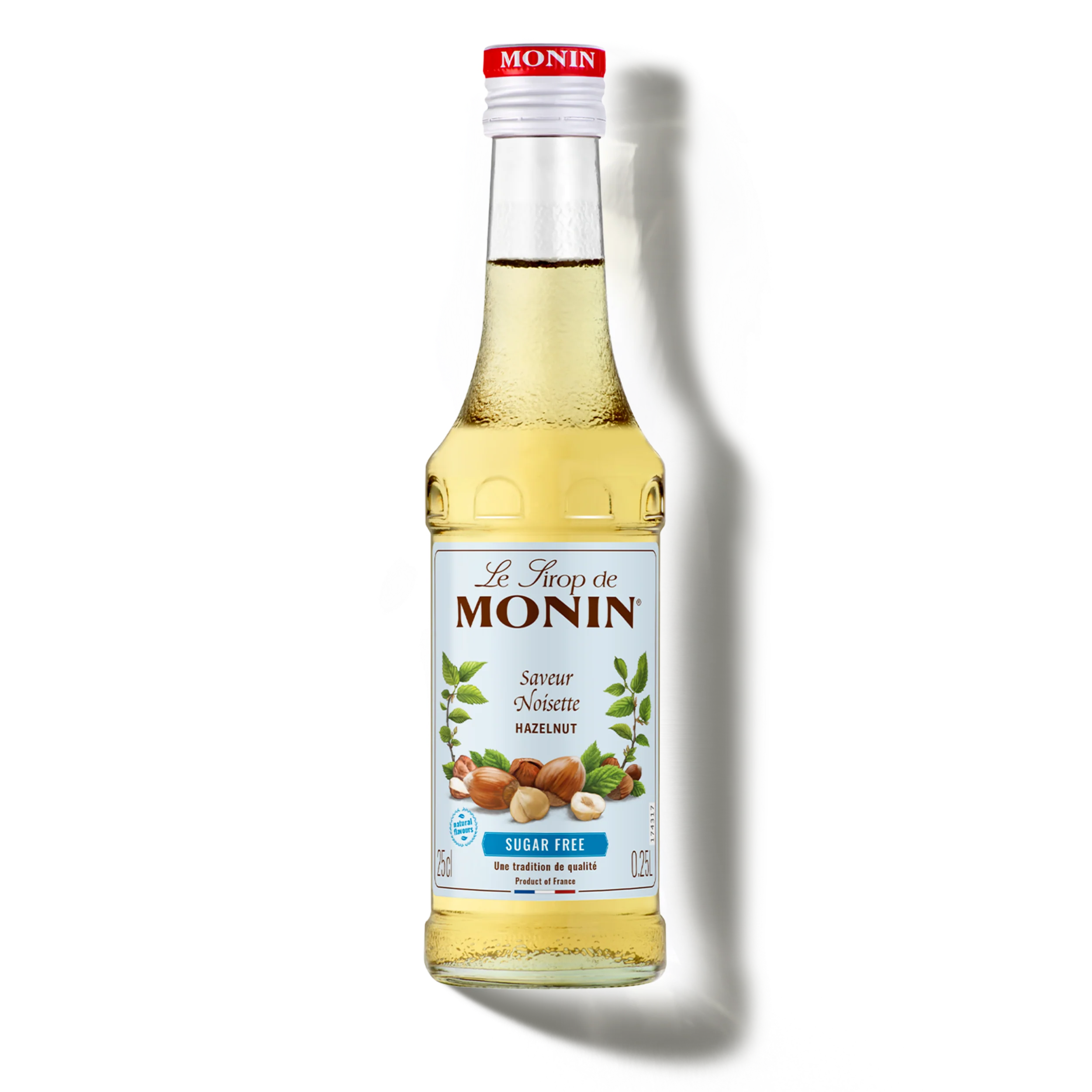 Le Sirop de MONIN Saveur Noisette sans Sucre