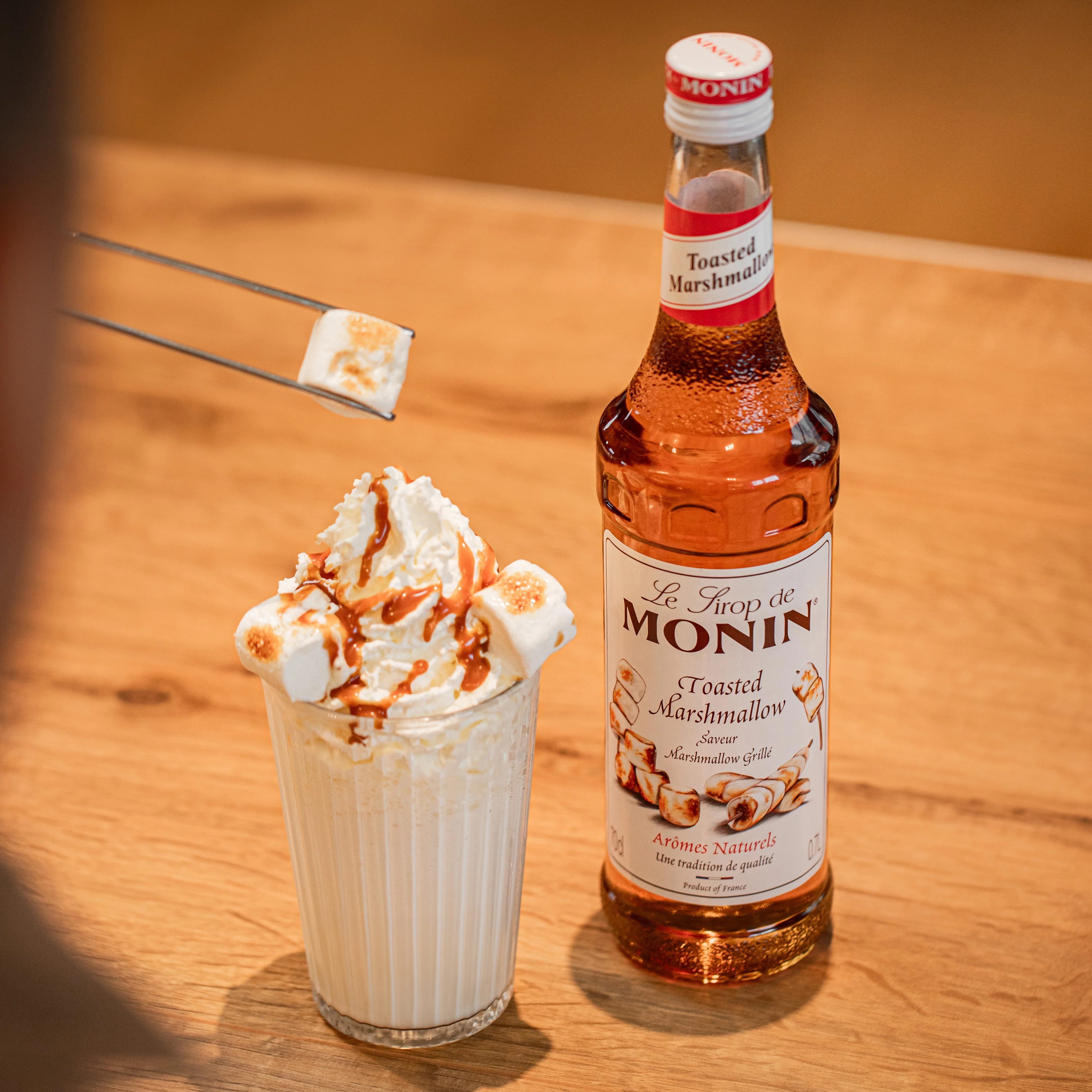 Le Sirop de MONIN Saveur Marshmallow Grillé - Image 5