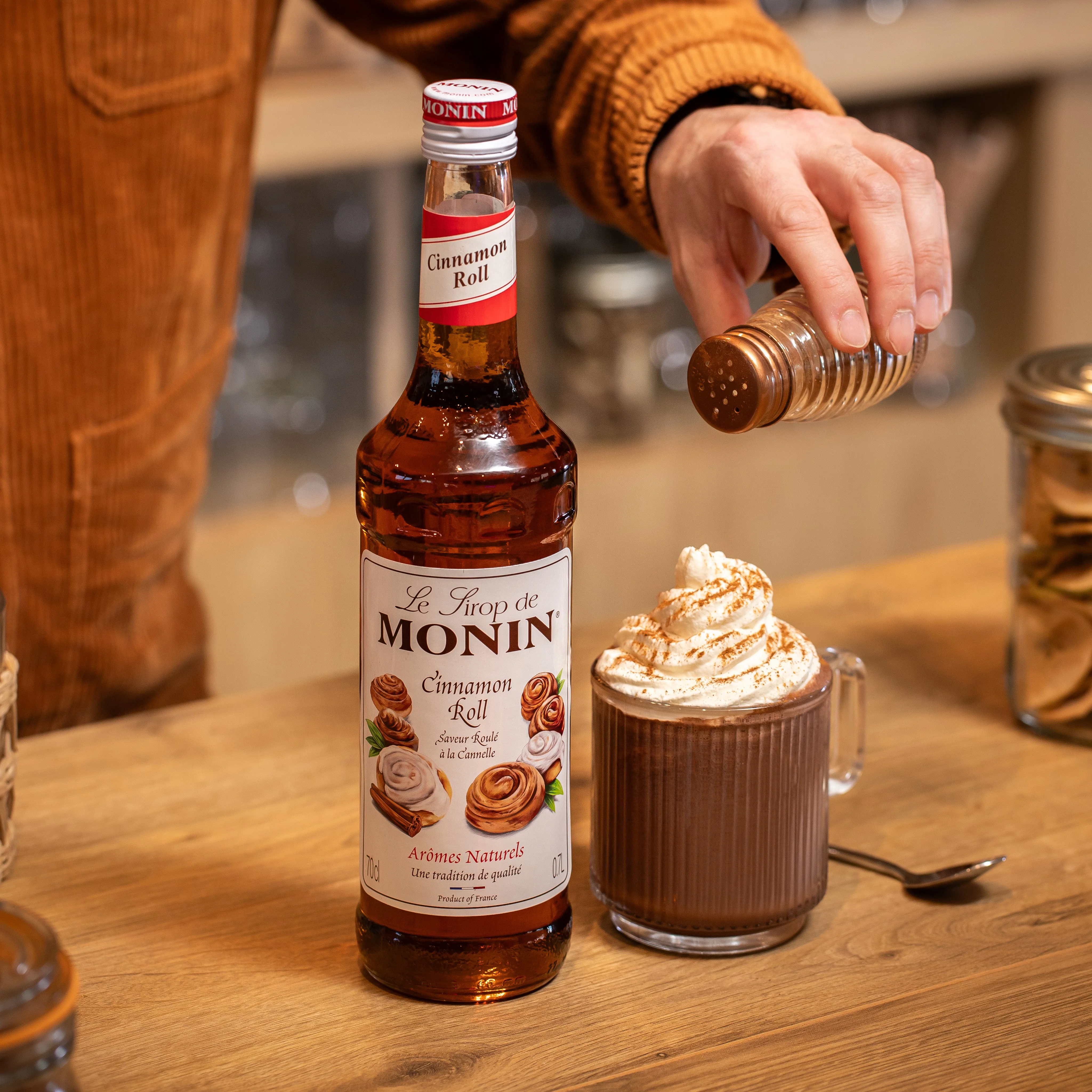 Le Sirop de MONIN Saveur Roulé à la Cannelle - Image 3